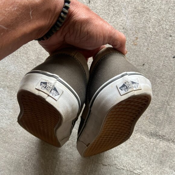 Vans off the Wall Skate Shoes Men's 10 Canvas Lace Up Low Top Sneakers - Picture 5 of 6